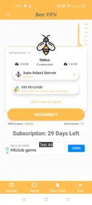 Bee VPN android App screenshot 0